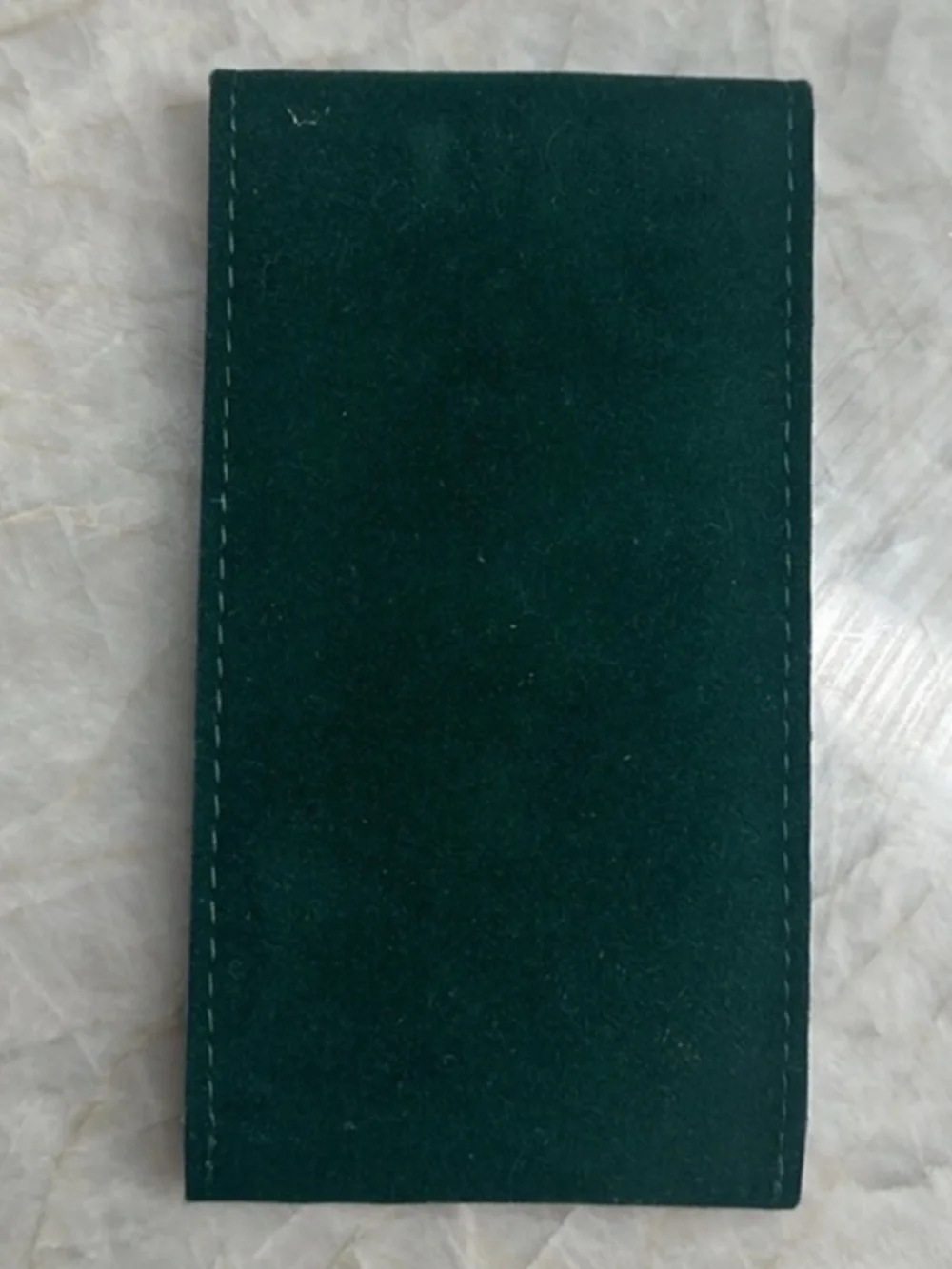 Rolex Watch Storage Travel Service Pouch Green Suede